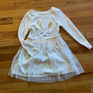 Golden Reindeer Tulle Dress